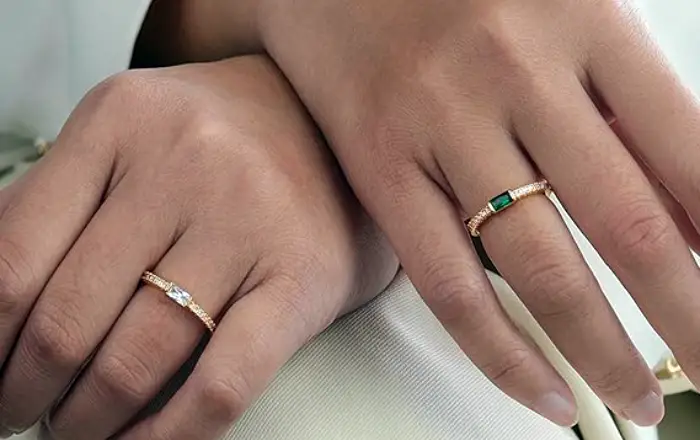bague fine mariage civil