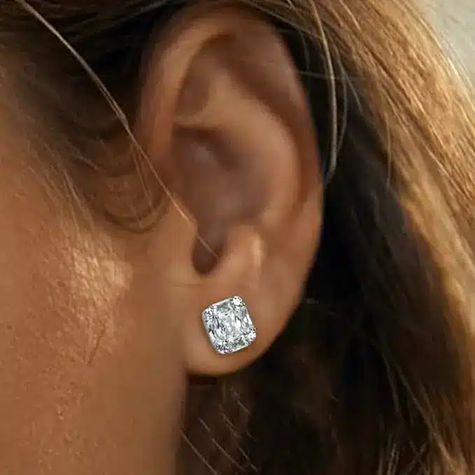 boucles d’oreilles diamant