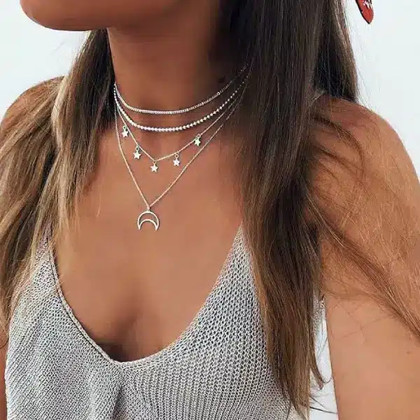 collier multi-rangs