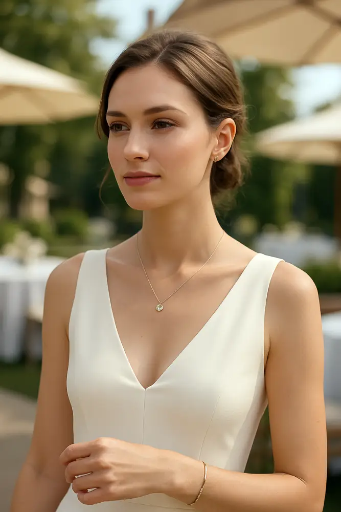 bijoux tendance tenue cérémonie femme minimalisme chic