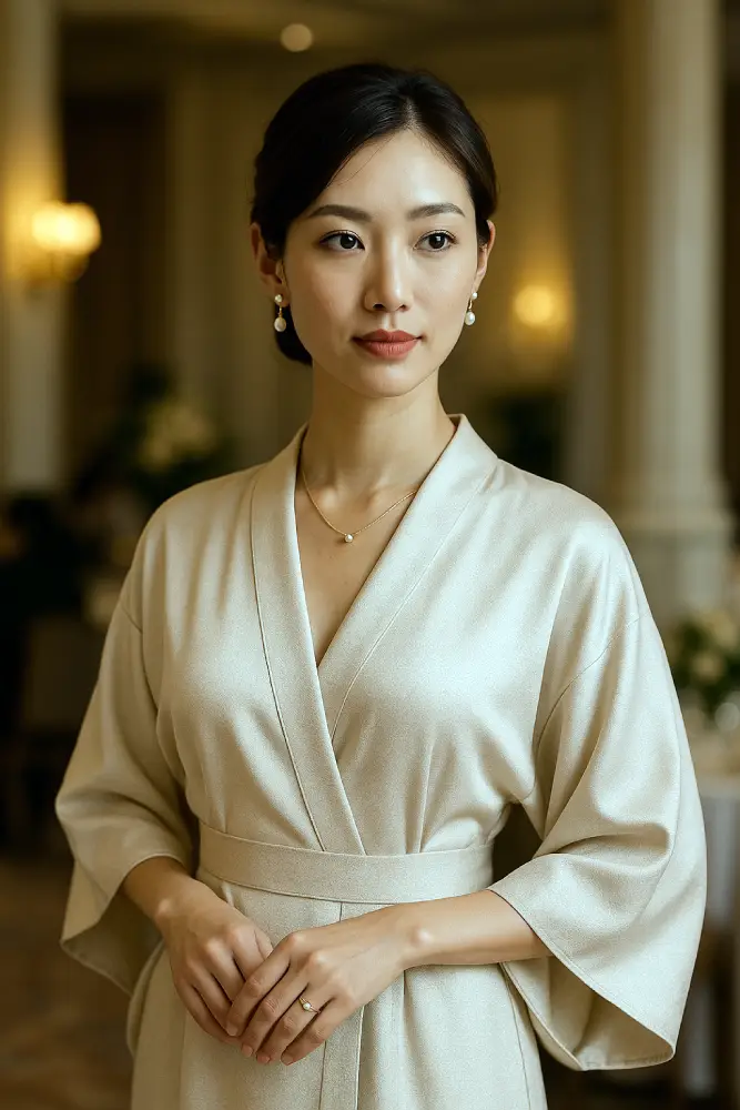 bijoux avec tenue de cérémonie traditionnelle