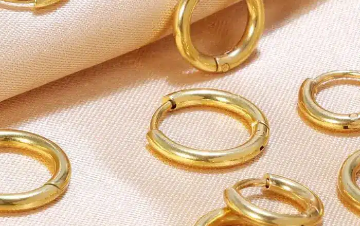 boucles d'oreilles créoles dorées robe bohème