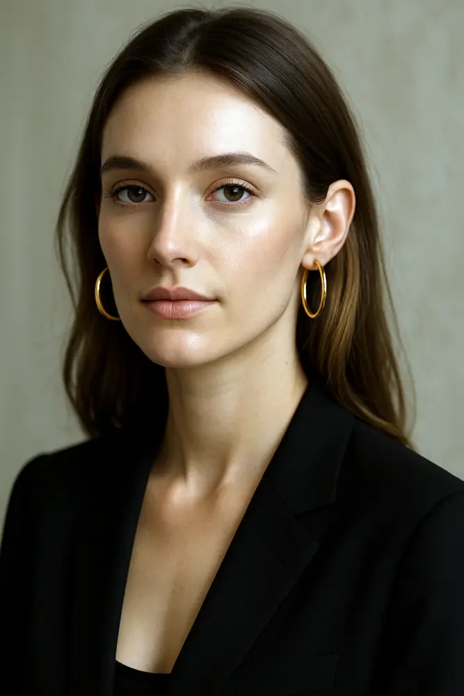 boucles d'oreilles créoles idéales avec un Visage allongé