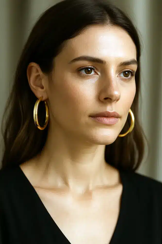 boucles d'oreilles idéales pour Visage rectangulaire ou allongé