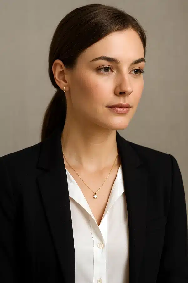 collier idéal pour un entretien d'embauche