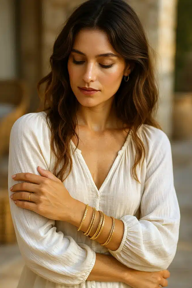 mix bijoux or jaune