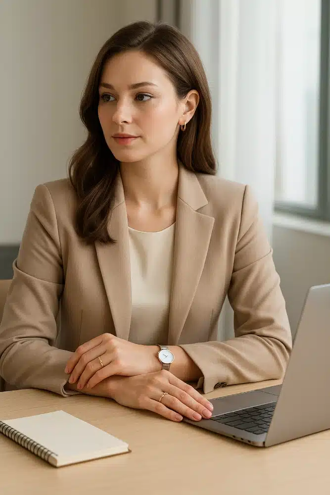 mix bijoux or tenue de bureau